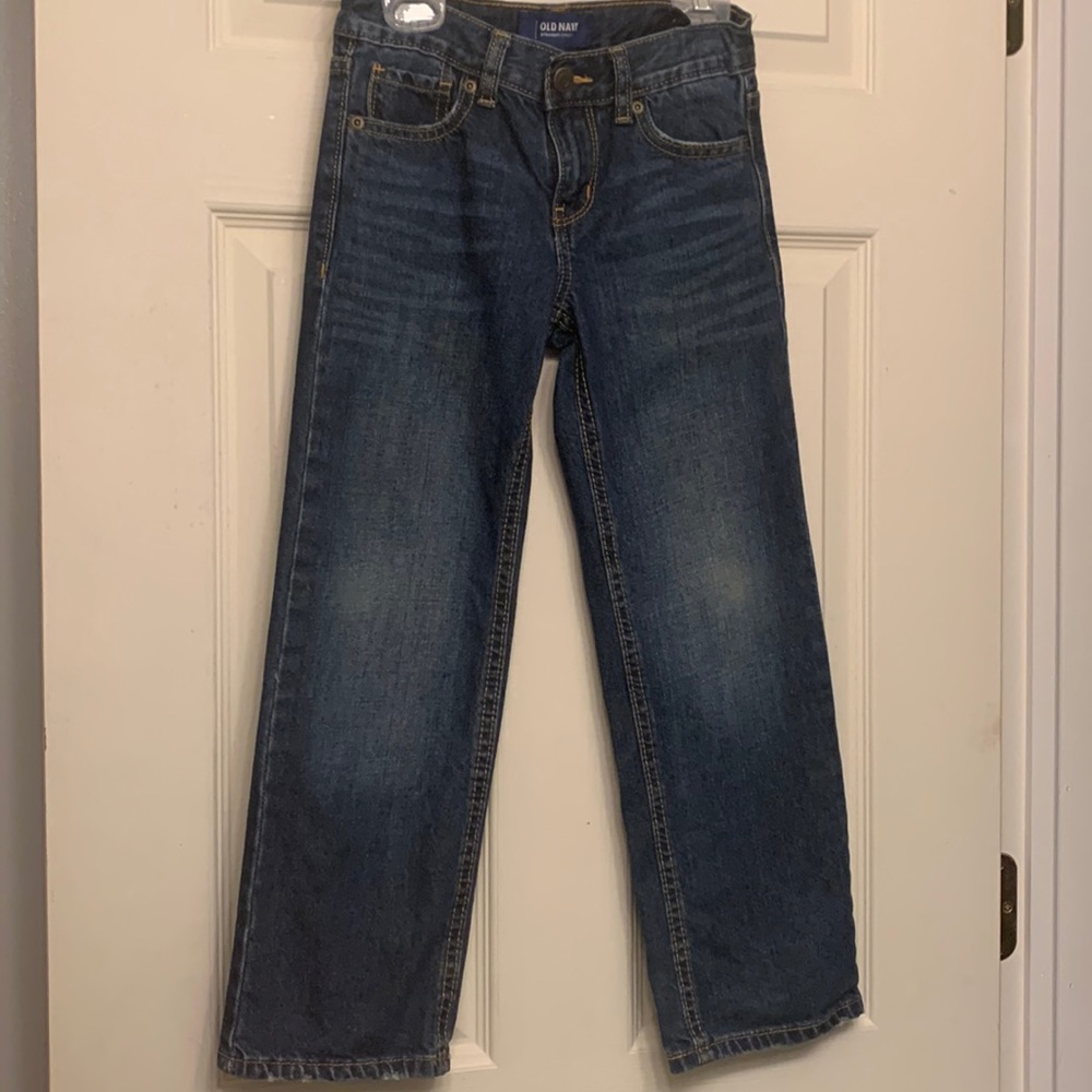 EC Boys Blue Jeans Straight cut size 7